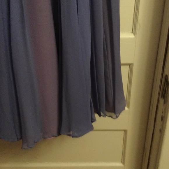 Stunning Vintage 1950s Dress in Periwinkle - Picture 5 of 11